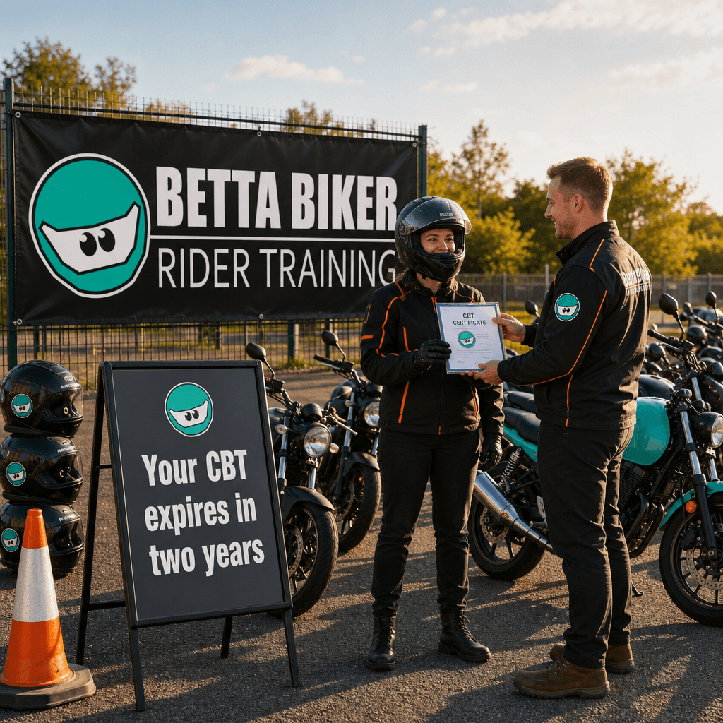 Your CBT certificate is only valid for two years. Miss that window and you’re back to square one, no riding on L-plates, no legal way out on the road until you retake the course.