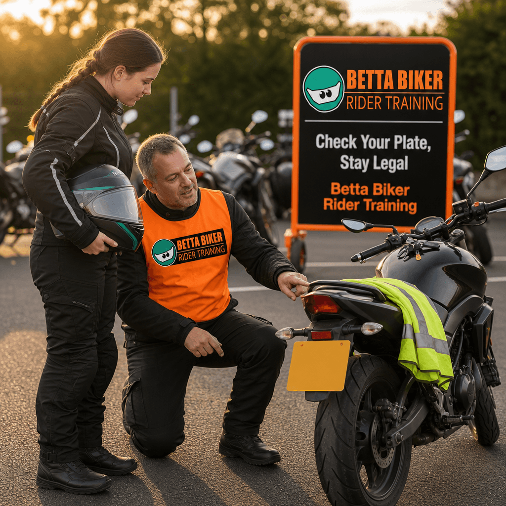 Motorcycle Number Plates: UK Legal Display Rules